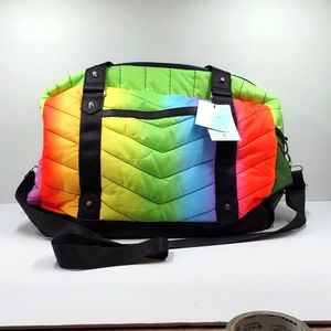Cynthia Crowley Rainbow Quilted Bag